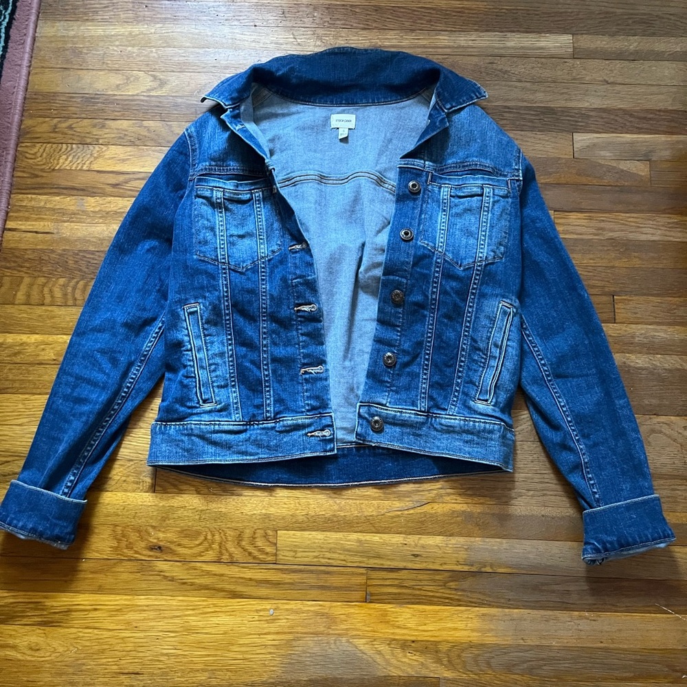 Dark blue denim jacket